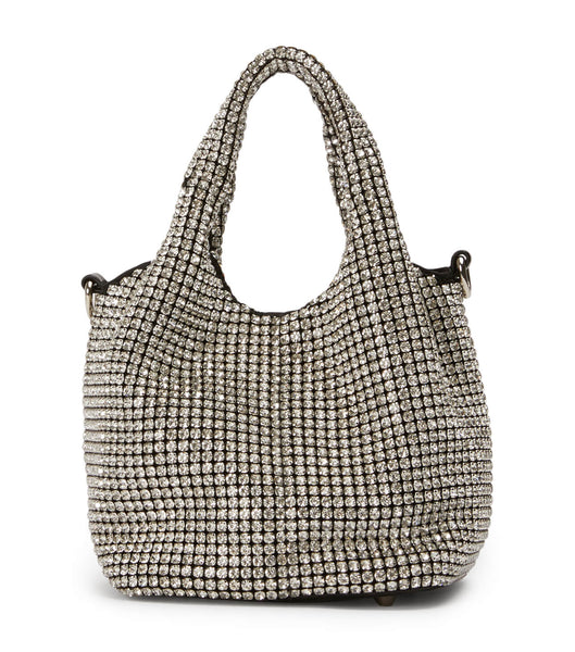 Tony Bianco Angie Clear Crystal Mini Handbags Accessories Sølv | DKJZR67197