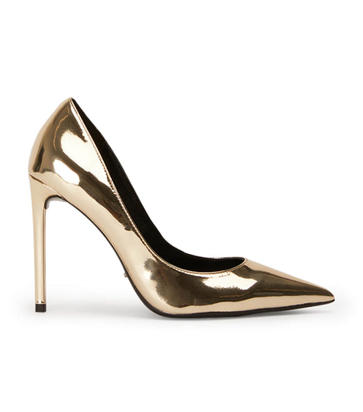 Tony Bianco Anja Gold Shine 10.5cm Bling hæle Guld | MDKFT19761