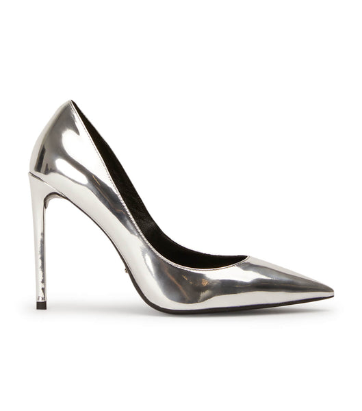 Tony Bianco Anja Silver Shine 10.5cm Bling hæle Sølv | YDKVQ98090