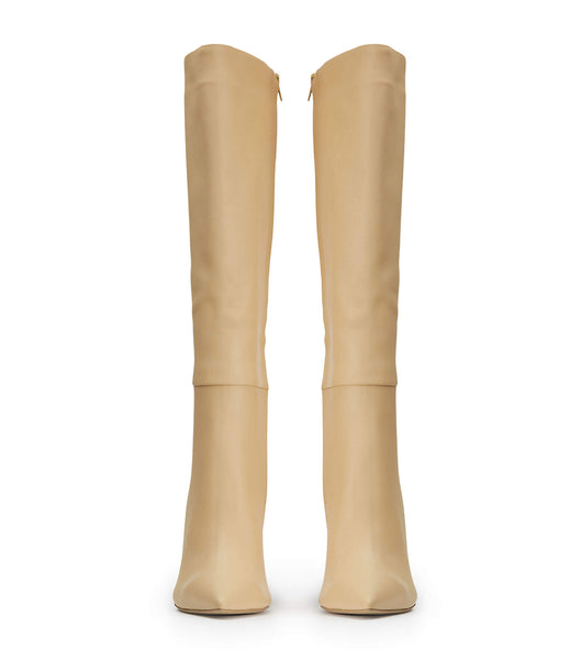 Tony Bianco Apollo Butter Nappa 10.5cm Mid Calf Støvler Beige | DKJZR65509