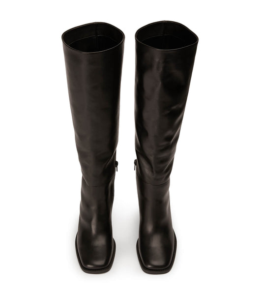 Tony Bianco Asher Black Como 8.5cm Mid Calf Støvler Sort | DKDFL54983