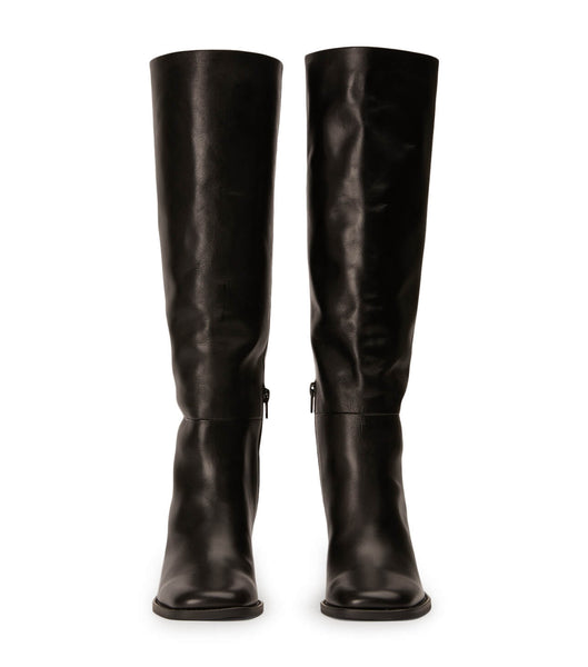 Tony Bianco Asher Black Como 8.5cm Mid Calf Støvler Sort | DKDFL54983