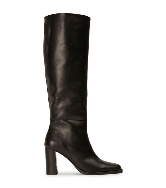 Tony Bianco Asher Black Como 8.5cm Mid Calf Støvler Sort | DKDFL54983