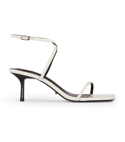 Tony Bianco Axent White Lak 6.5cm Strappy hæle Hvide | DKCVG91035