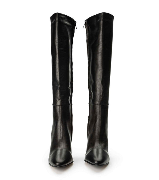 Tony Bianco Bellez Black Venice 9.5cm Mid Calf Støvler Sort | UDKTG60343