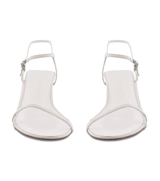 Tony Bianco Caprice White Kid 7cm Event hæle Hvide | LDKSX77187