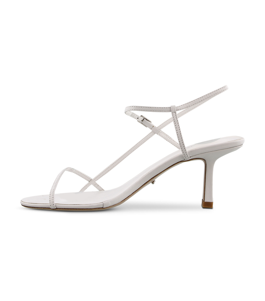 Tony Bianco Caprice White Kid 7cm Strappy hæle Hvide | DKNEJ53655