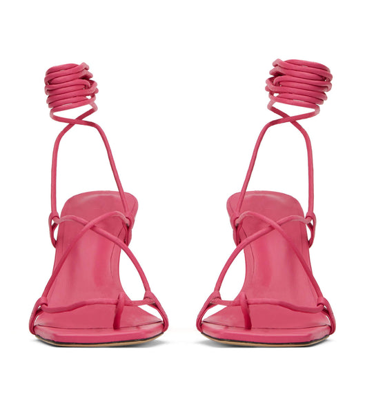 Tony Bianco Clarity Acid Pink 8.5cm Strappy hæle Lyserød | DKIIZ97046