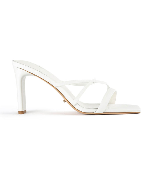 Tony Bianco Classic White Nappa 8.5cm Brudehæle Hvide | ZDKMJ68752