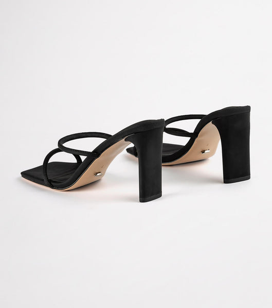 Tony Bianco Concord Black Galaxy 8.5cm Strappy hæle Sort | TDKWZ56814