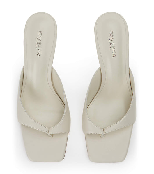 Tony Bianco Crystle Dove Nappa 8.5cm Thong sandaler Grå | DKXBR49068