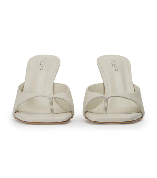 Tony Bianco Crystle Dove Nappa 8.5cm Thong sandaler Grå | DKXBR49068