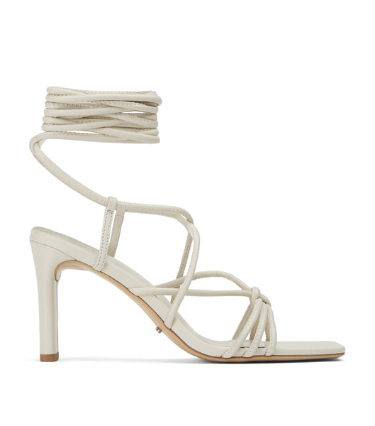 Tony Bianco Cyndi Dove Nappa 8.5cm Strappy hæle Hvide | TDKPQ81747