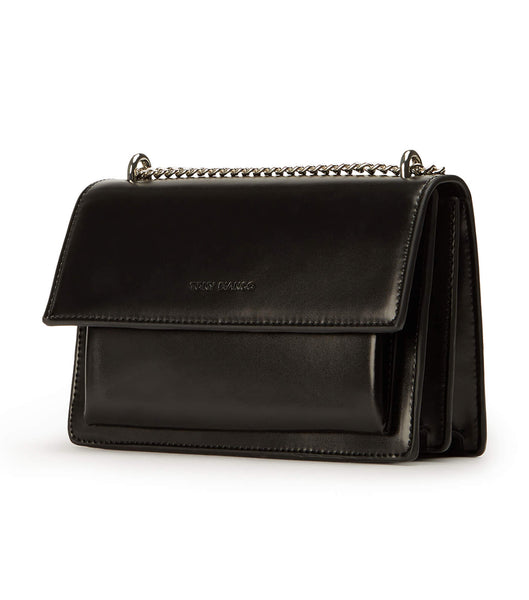 Tony Bianco Desire Black Læder Cross Body Bag Accessories Sort | GDKUC84766