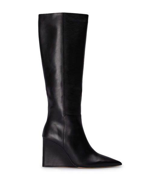 Tony Bianco Drake Black Como 9.5cm Mid Calf Støvler Sort | TDKWZ23078