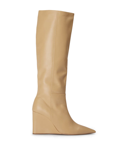 Tony Bianco Drake Butter Nappa 9.5cm Mid Calf Støvler Beige | UDKTG95786