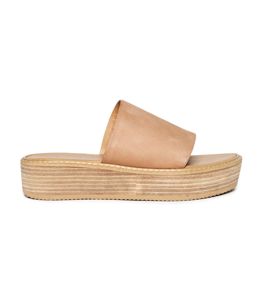 Tony Bianco Elke Caramel 4.5cm Badesandaler Beige | QDKUV69045