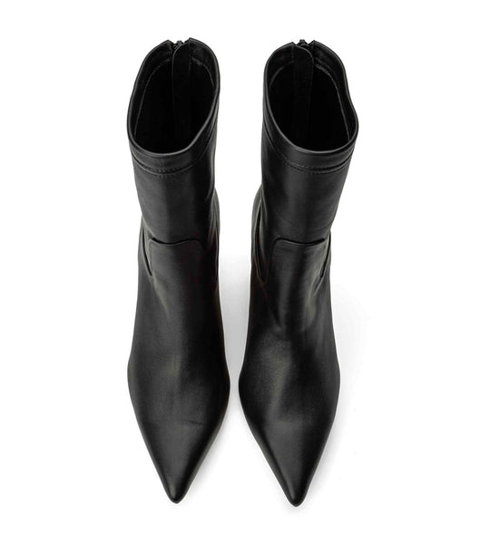 Tony Bianco Ellie Black Nappa 8.5cm Ankelstøvler Sort | ADKWC40416