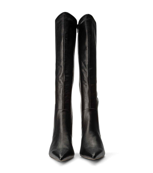 Tony Bianco Epic Black Venice 8.5cm Knæhøje støvler Sort | ZDKMJ21966