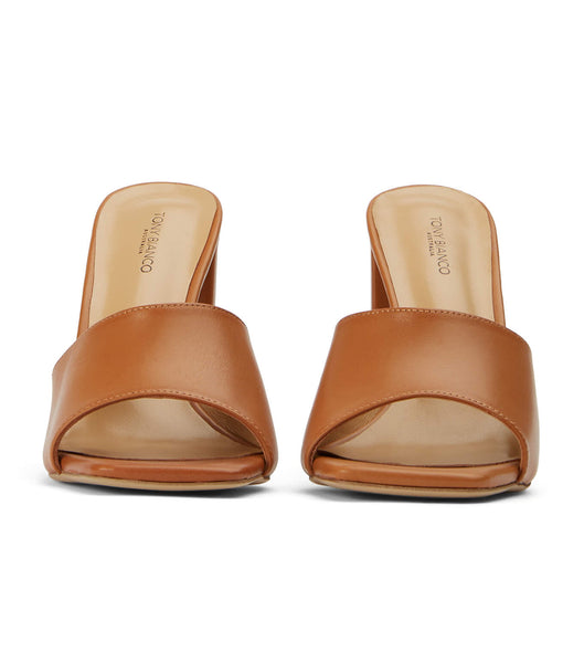 Tony Bianco Farani Tan Como 10.5cm Blokhæl Brune | DKZDE92072