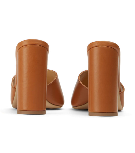 Tony Bianco Farani Tan Como 10.5cm Blokhæl Brune | DKZDE92072