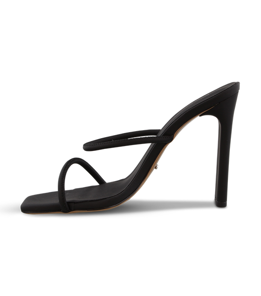 Tony Bianco Florence Black Galaxy 11cm Brudehæle Sort | DKJKU16152