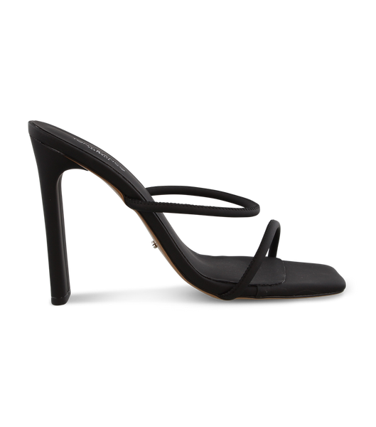 Tony Bianco Florence Black Galaxy 11cm Brudehæle Sort | DKJKU16152