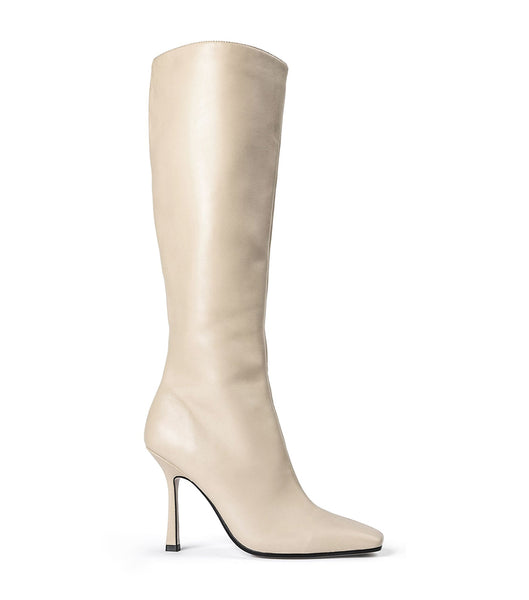 Tony Bianco Havana Vanilla Nappa 10.5cm Mid Calf Støvler Lysegul | BDKSO57151