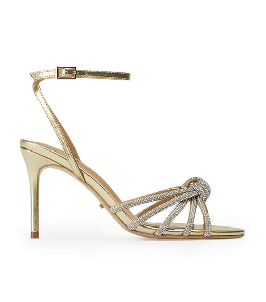 Tony Bianco Helena Gold Nappa Metallic 8.5cm Event hæle Guld Metal | LDKSX93574