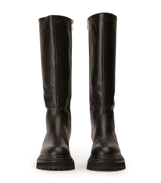 Tony Bianco Hitch Black Venice 5.5cm Mid Calf Støvler Sort | LDKTR84228