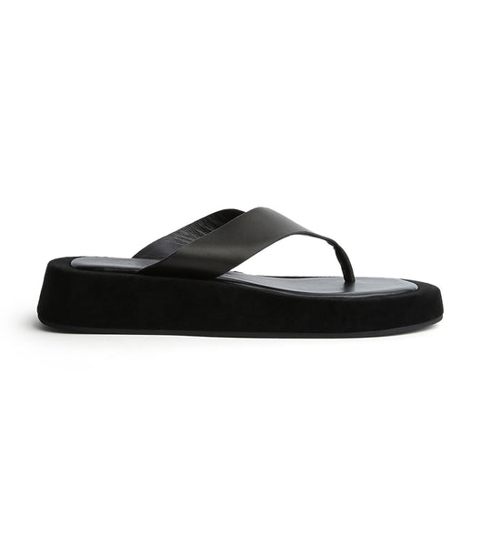 Tony Bianco Ives Black Como 3.5cm Badesandaler Sort | MDKFT15537