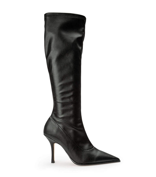 Tony Bianco Knight Black Venezia 9.5cm Mid Calf Støvler Sort | DKEAH19601