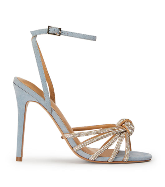 Tony Bianco Kyla Sky Ruskind 11cm Strappy hæle Blå | LDKSX77236