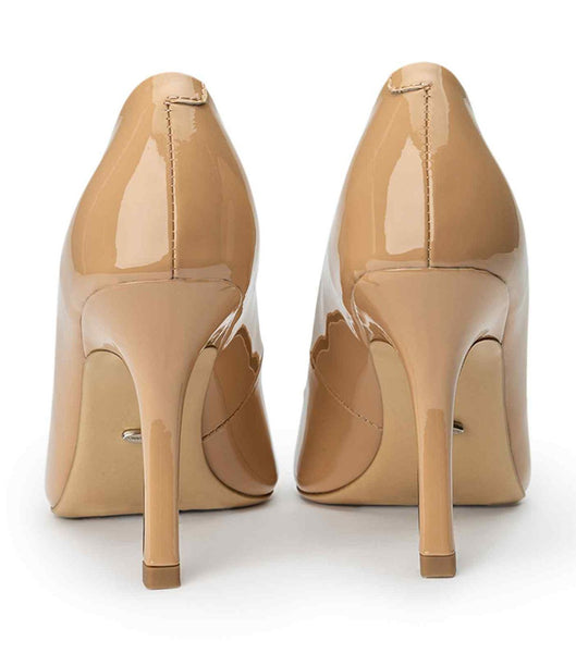 Tony Bianco Kysaia Nude Lak 9.5cm Court Sko Beige | DDKVO26829