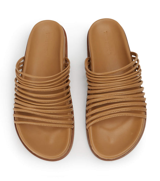 Tony Bianco Libi Biscuit Nappa Flade Sandaler Gul | YDKVQ87423