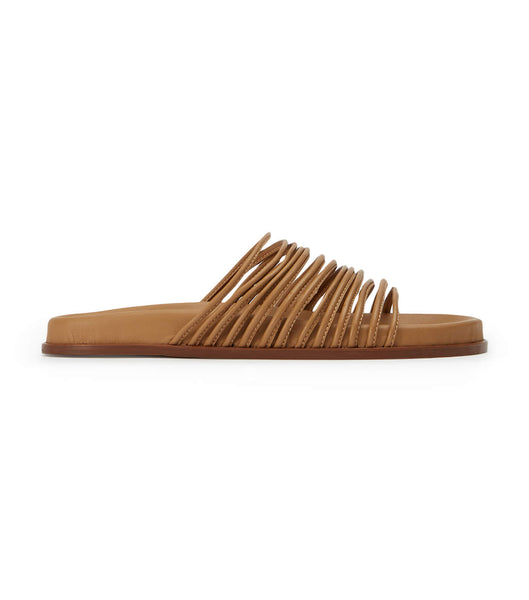 Tony Bianco Libi Biscuit Nappa Flade Sandaler Gul | YDKVQ87423