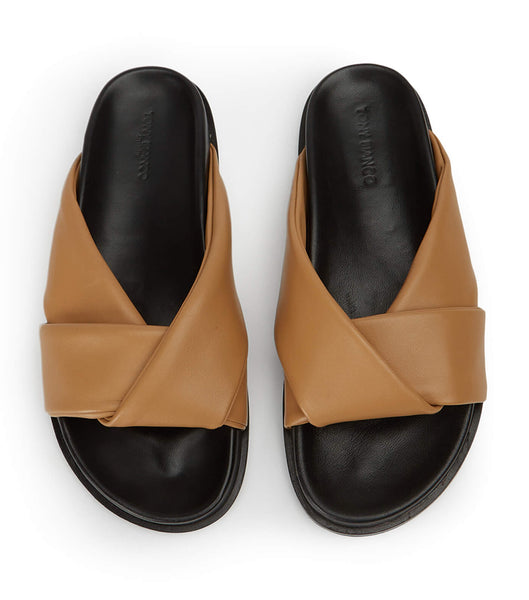 Tony Bianco Lora Biscuit Nappa 1.5cm Sandaler Brune | DKZDE75757