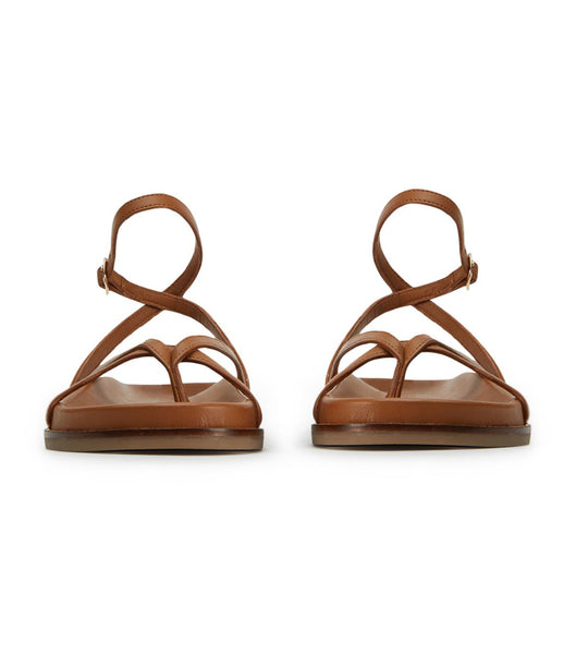 Tony Bianco Lucie Tan Nappa 1.5cm Sandaler Brune | DKCIF44237