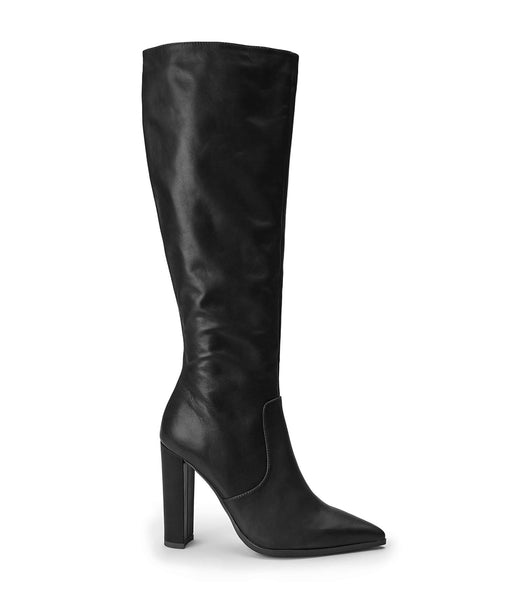 Tony Bianco Lucille Black Venice 10.3cm Mid Calf Støvler Sort | PDKER57861