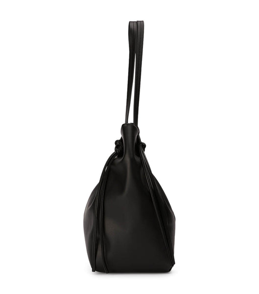 Tony Bianco Lucky Black Nappa Handbag Accessories Sort | PDKER89899