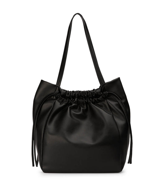 Tony Bianco Lucky Black Nappa Handbag Accessories Sort | PDKER89899