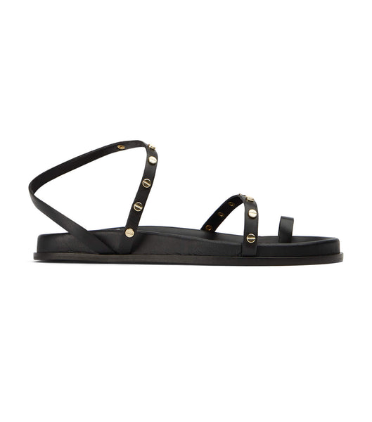 Tony Bianco Lyvia Black Flade Sandaler Sort | TDKPQ81651