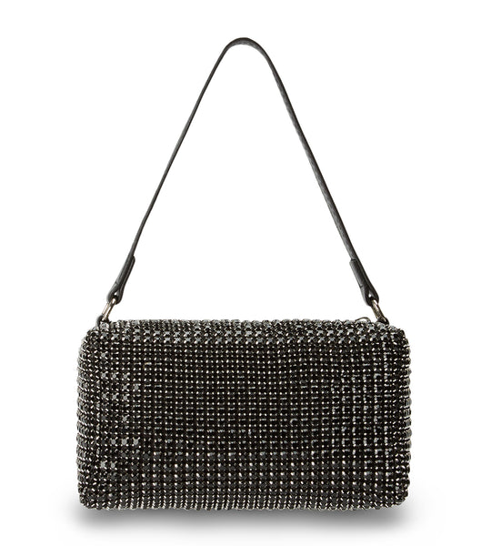 Tony Bianco Moma Black Crystal Mini Handbags Accessories Sort | DKJBT29968