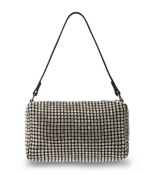 Tony Bianco Moma Clear Crystal Mini Handbags Accessories Sølv | DKJKU59306