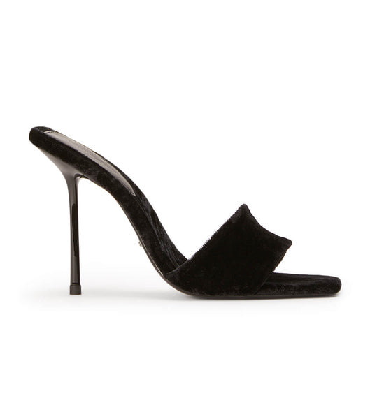 Tony Bianco Natalie Black Crush 10.5cm Event hæle Sort | EDKHC29614