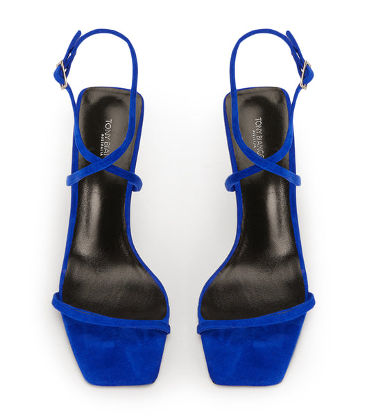 Tony Bianco Naxos Azure Ruskind 10.5cm Strappy hæle Blå | EDKHC50852