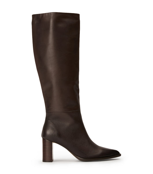 Tony Bianco Peppe Choc Como 7.5cm Mid Calf Støvler Chokolade | GDKUC98237