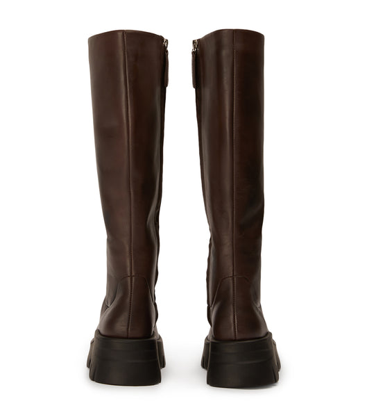 Tony Bianco Rage Choc Como 5.5cm Mid Calf Støvler Chokolade | BDKSD45704