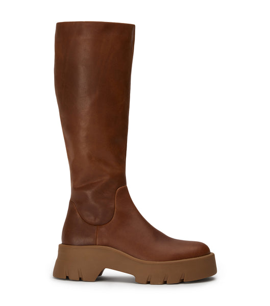 Tony Bianco Rage Cognac 5.5cm Mid Calf Støvler Brune | FDKHY62220