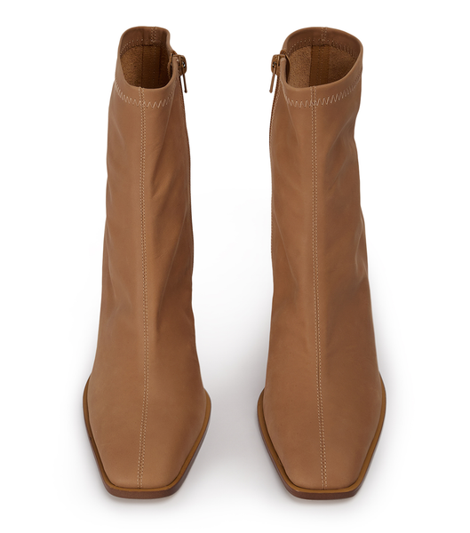 Tony Bianco Rover Caramel Diesel 8.5cm Støvler med Hæl Beige | FDKHY60435